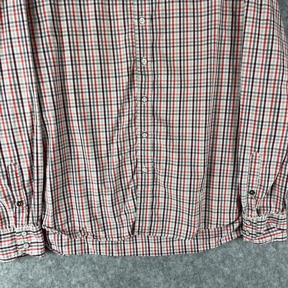 Rag Bone Tailored Workwear Shirt Mens Large Plaid Button Down Long Sleeve - Picture 3 of 16